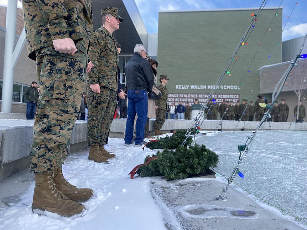 VIDEO: KWHS Students Lay Wreaths for Veteran Alumni Who Died During Active Duty