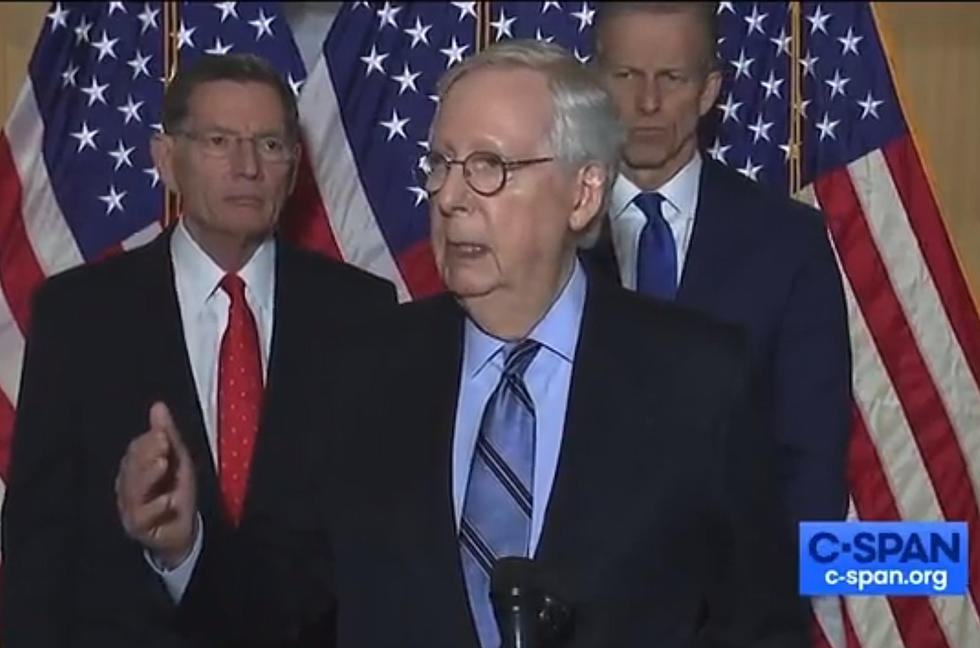 Senator Barrasso Looks On as Mitch McConnell Says ‘African Americans’ Vote As Much as ‘Americans’