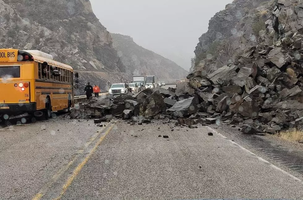 Wyoming High School Soccer Team Moves Fallen Rocks To Open Up Wind River Canyon