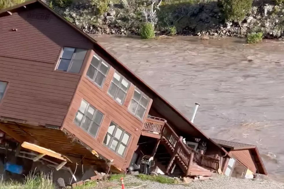WATCH: Yellowstone River Swallows Housing For National Park Employees