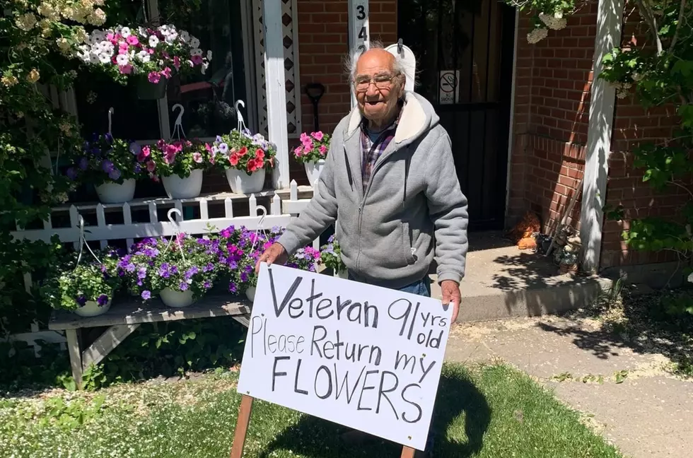 Casper Businesses Band Together to Replace Stolen Flowers for 91 Year Old Veteran