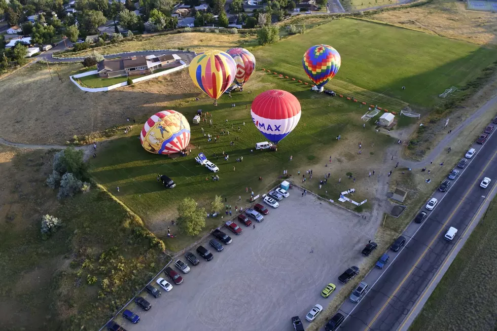 An Early Morning Hot Air Balloon Ride over Casper