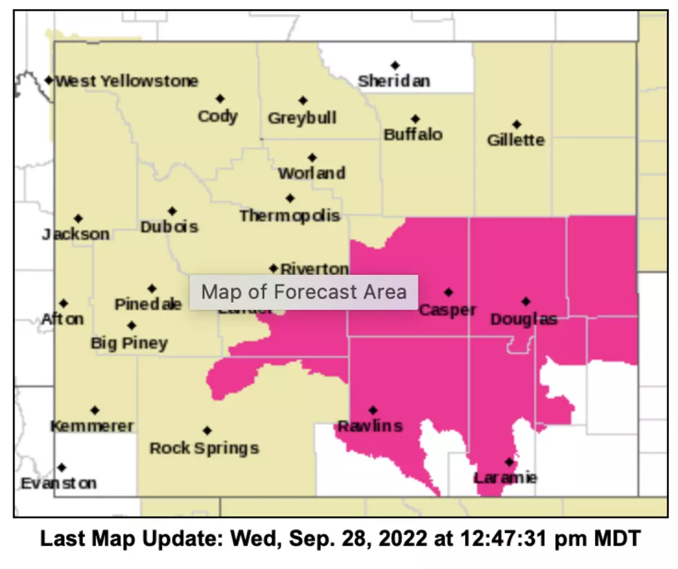 Red Flag Warning In Effect For Natrona Co., South-central Wyoming