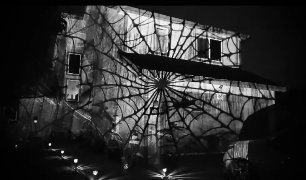PHOTOS: Synchronized Video Projections for Mills &#8216;Halloween House&#8217; Beginning Friday