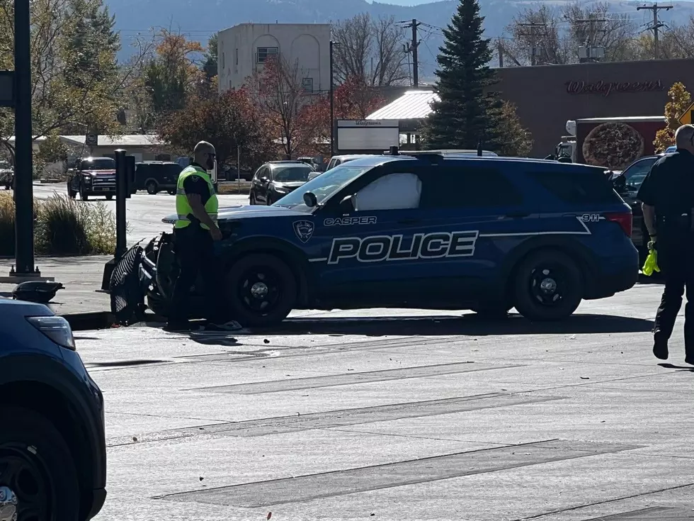 PHOTOS: Casper Police Patrol Car Involved in Major Accident at Poplar & CY Ave. Intersection