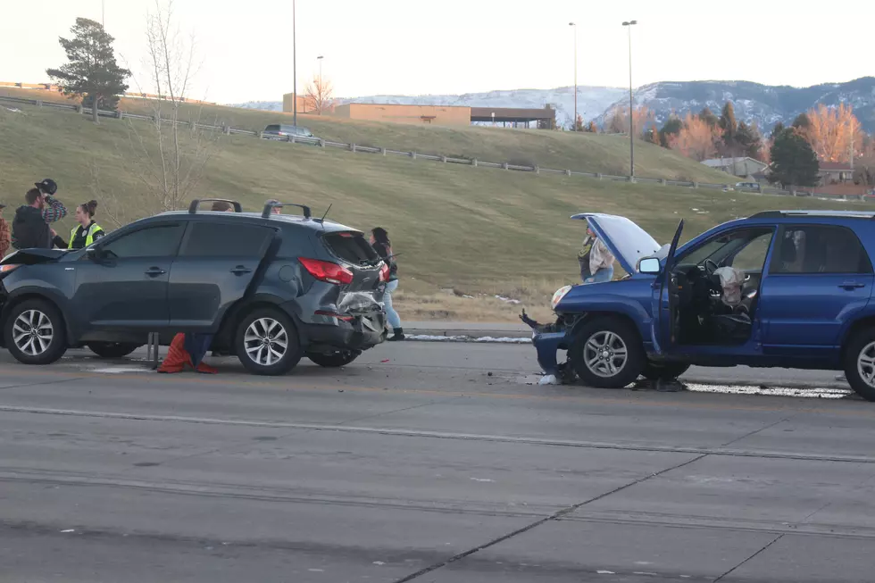 PHOTOS: Black Friday Yields Two Major Wrecks Within 10 Minutes of Each Other in Casper