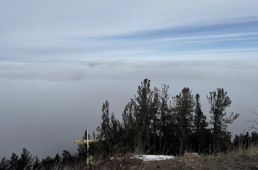 Eerie Fog Settles over Casper, Photo Taken from Lookout Point