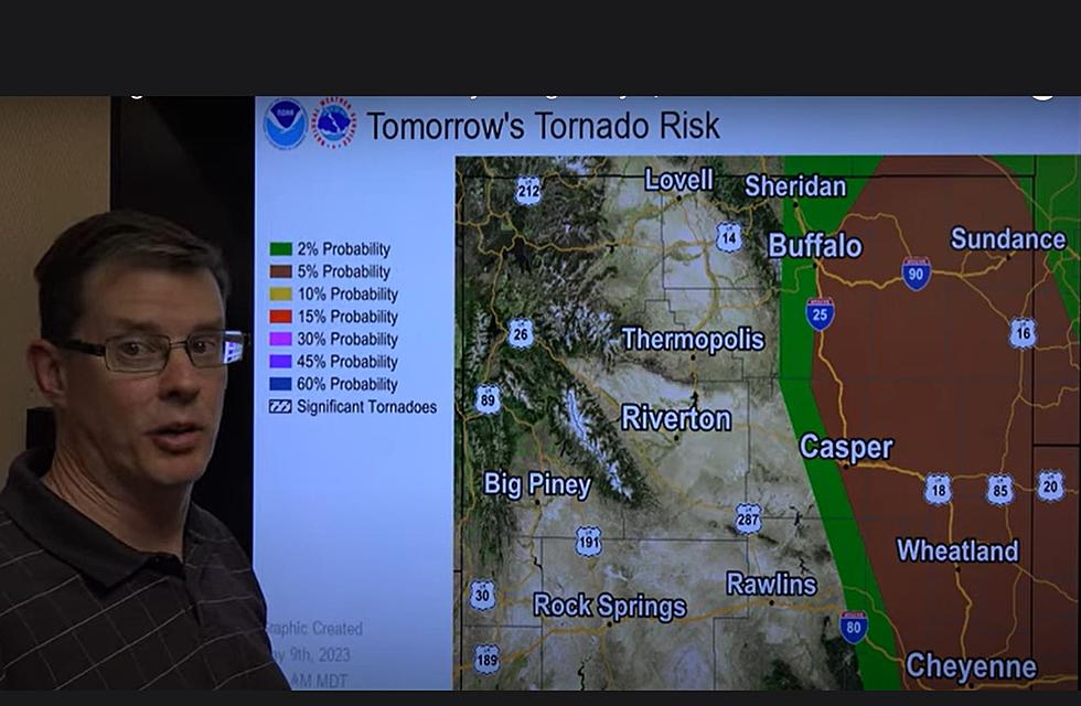 Chance of Severe Thunderstorms, Large Hail, Tornadoes in Casper