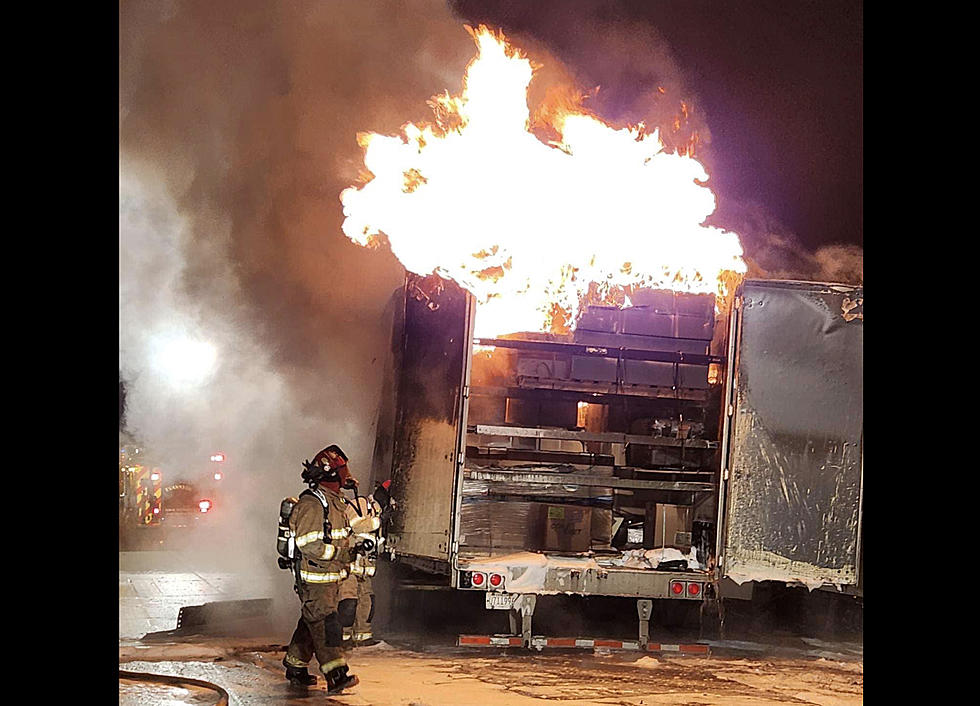 Fire Crews Put Out Semi Trailer Fire On Interstate 80 Sunday Night