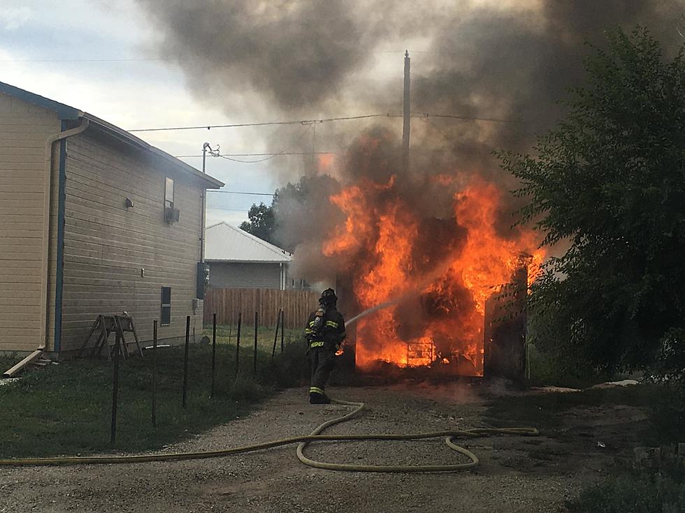 PHOTOS: Casper Firefighters Knockdown Early Morning Shed Fire