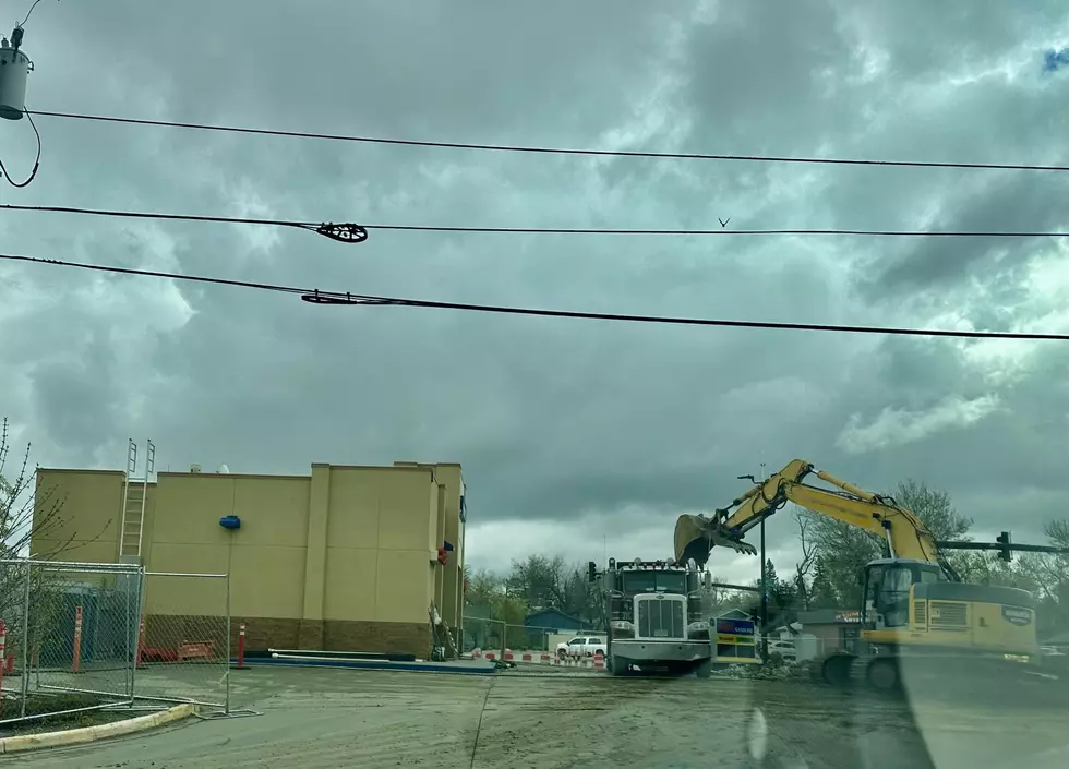 Demolition Begins on Casper Gas Station Located off of CY Ave.