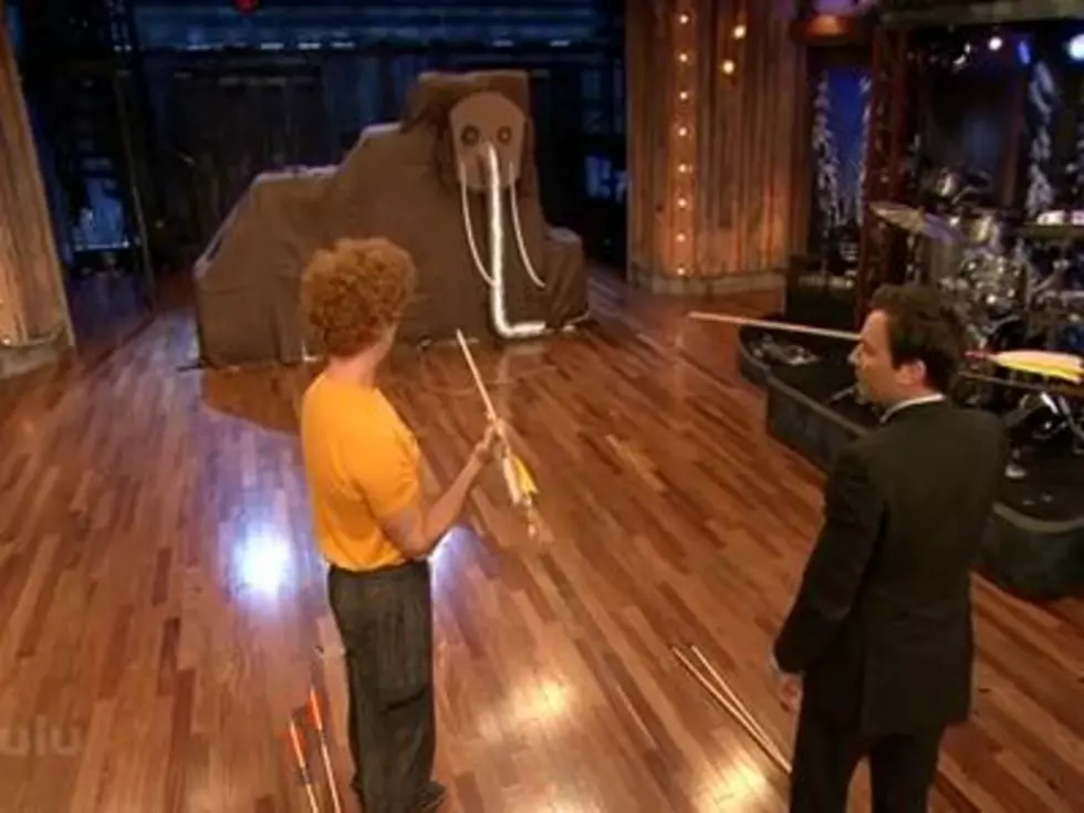 Sweet! Jon Heder as ‘Napoleon Dynamite’ Teaches Jimmy Fallon How to Kill a Woolly Mammoth [VIDEO]