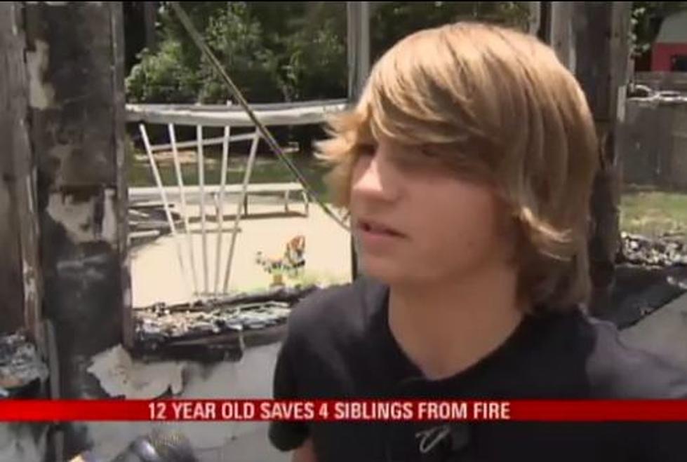 Heroic 12-Year-Old Rescues Younger Siblings from House Fire