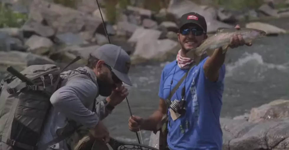 Luke Bryan Fishes the North Platte River Following CFD [VIDEOS]