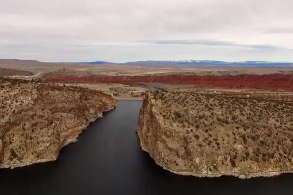 Drone Flight Over Alcova Reservoir in Wyoming [VIDEO]