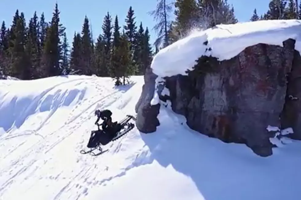 Insanely Awesome and Dangerous Snowmobiling in Wyoming [VIDEO]