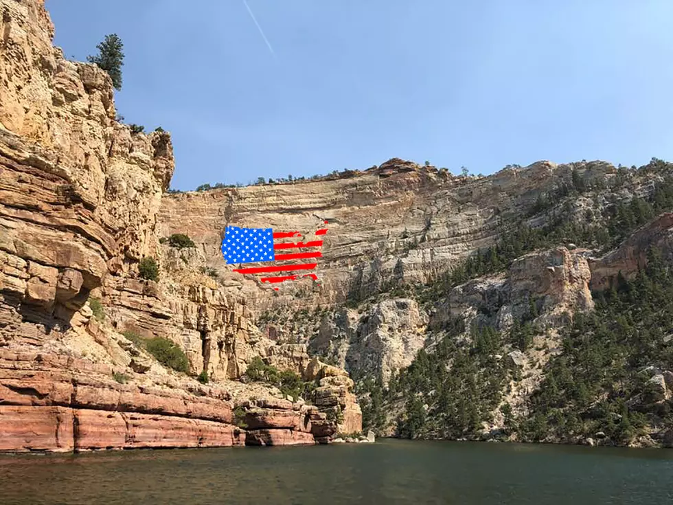 Have You Seen The Hidden 'America' Rock in Fremont Canyon?