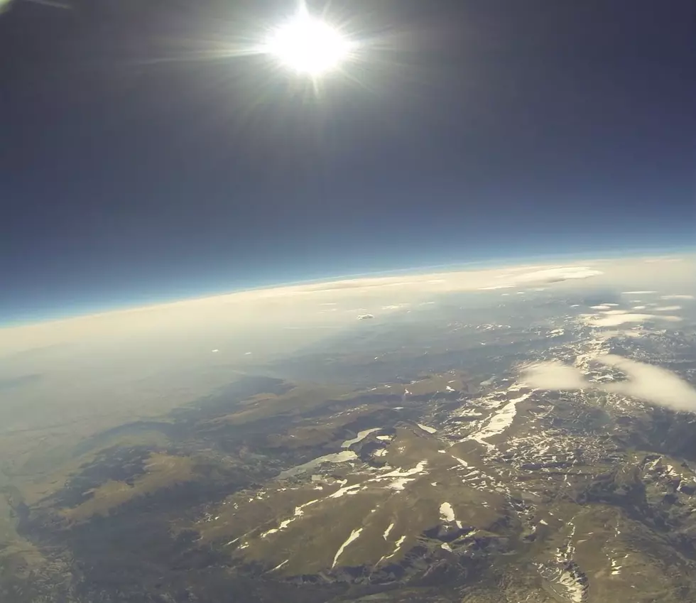 Epic Total Solar Eclipse Video Over Wyoming from 100,000 Feet