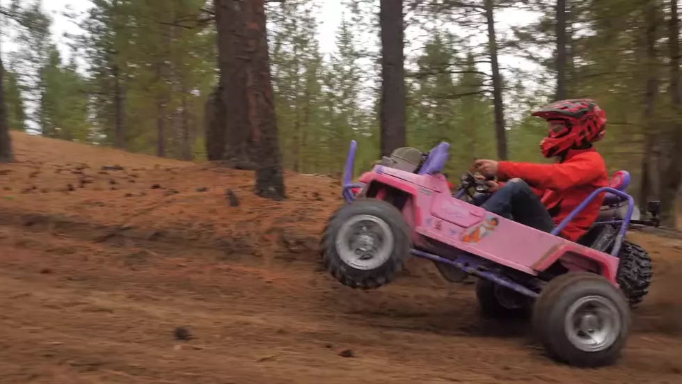 Our Crazy Idaho Friends Put a Dirt Bike Engine in a Barbie Jeep