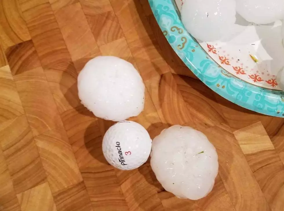 Look At These Massive Hail Stones That Hit Cheyenne
