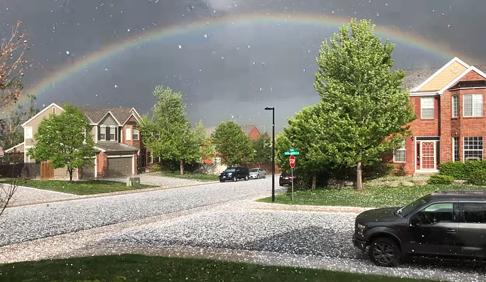 Behold this Beautiful Hail Rainbow in Colorado