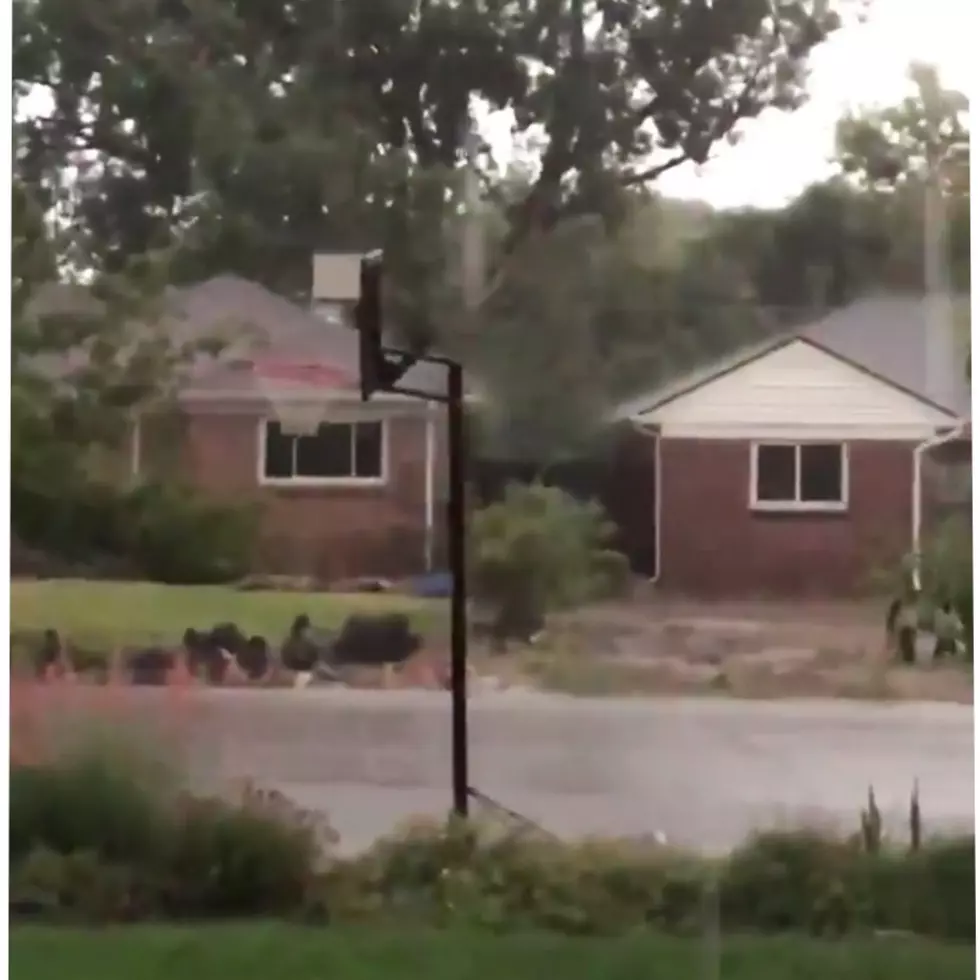 Let’s Watch a Basketball Hoop Float Through a Denver Neighborhood