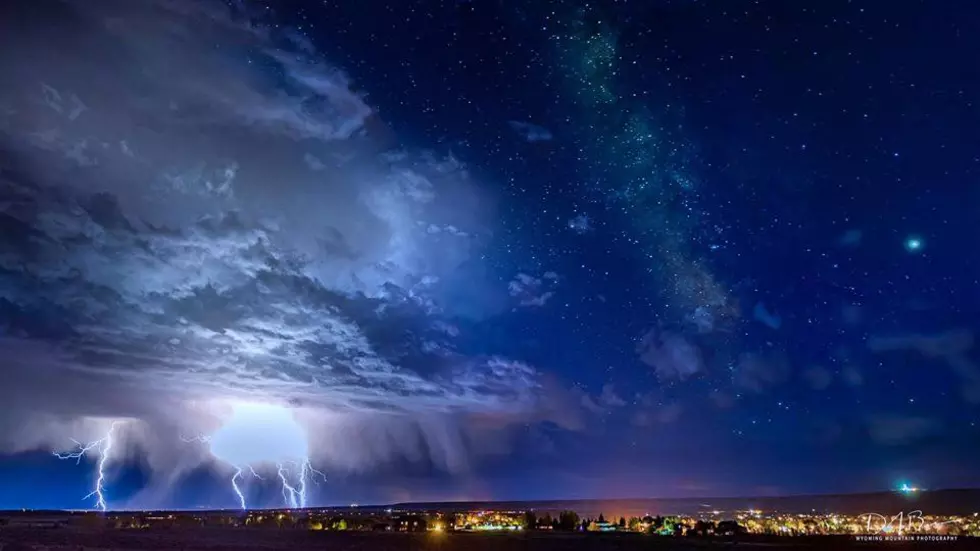 Wyoming Photographer Shares Stunning Lightning Pic Over Pinedale