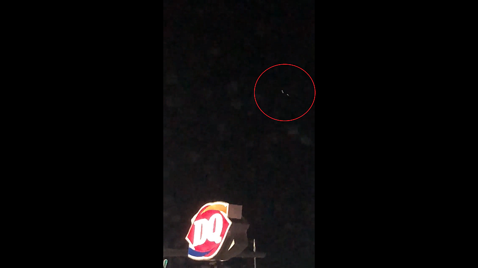 WATCH: Casper Mom Saw this UFO over Dairy Queen Last Night