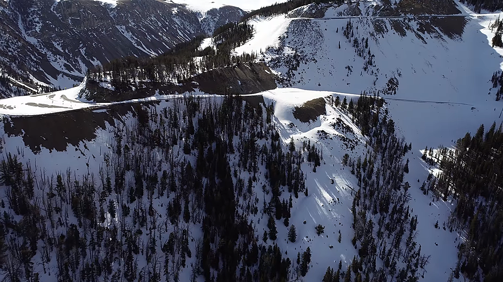 Drone Video Shows Beartooth Highway in All its Winter Glory