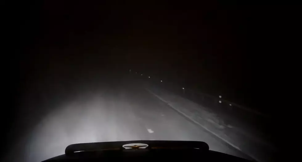 Trucker Shows Video Going Over Wyoming's Elk Mountain at Night