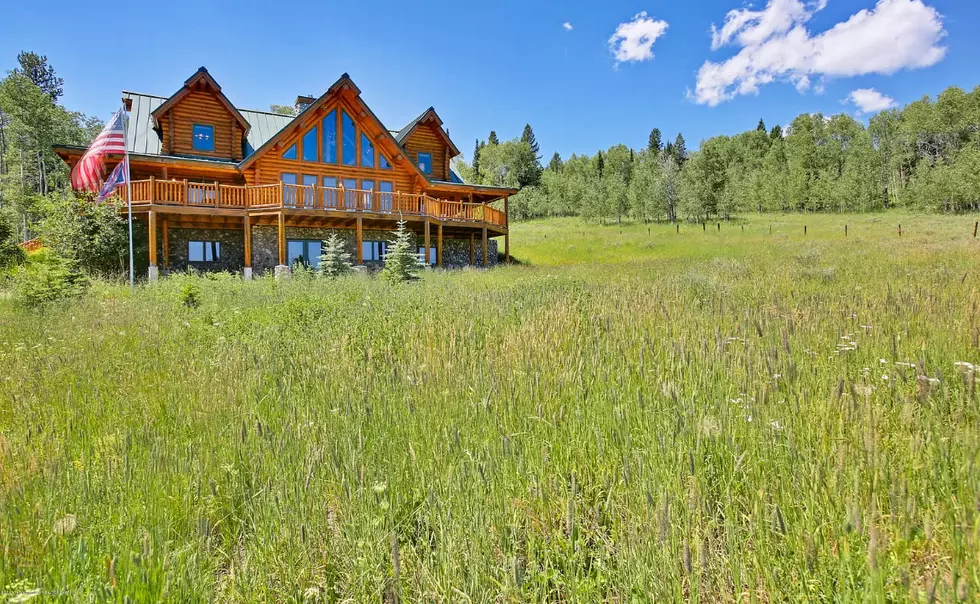 Check Out This Wyoming Log Cabin Bordering Teton National Forest
