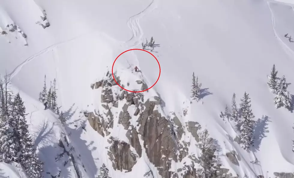 Watch Utah Skier Do a Front-Flip Off a 130 Foot Cliff