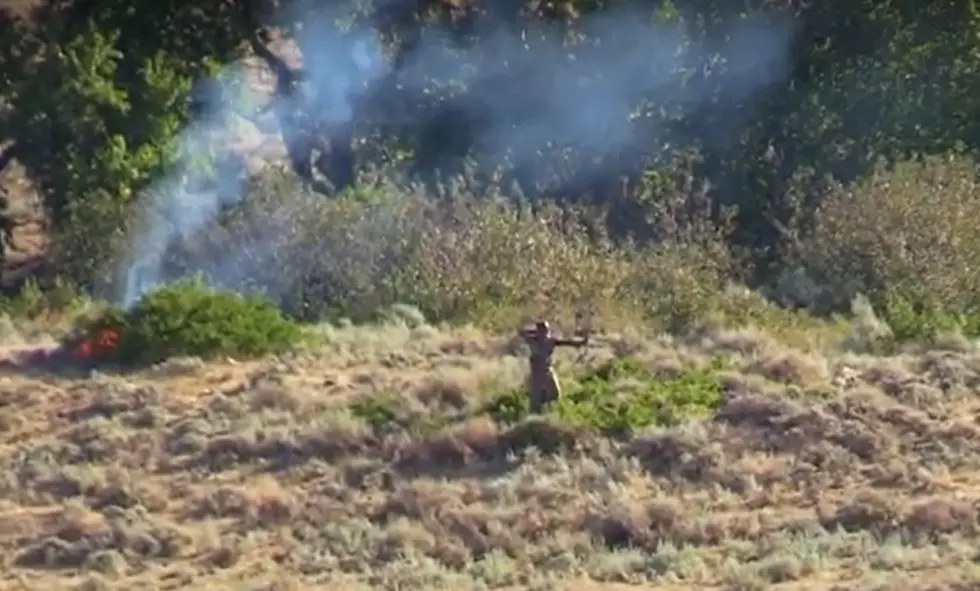Wyoming Hunter Accidentally Starts A Fire With His Arrow