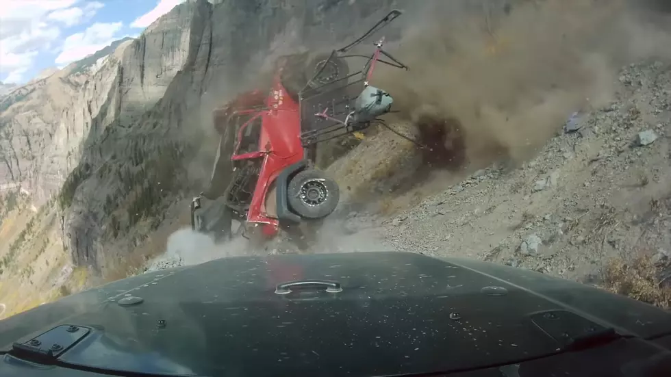 Harrowing Video Shows a Jeep Falling Off of a Colorado Mountain