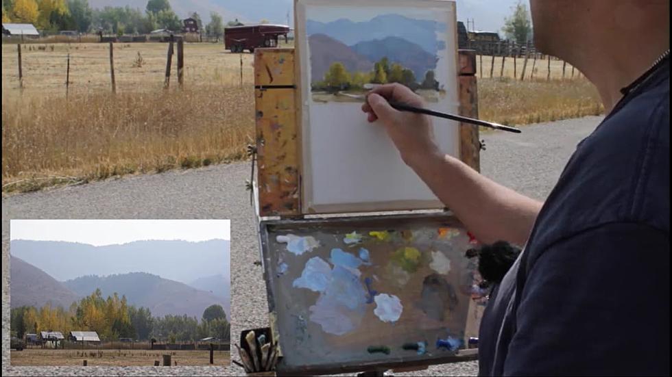 This Artists Shows You How to Paint Incredible Wyoming Landscapes