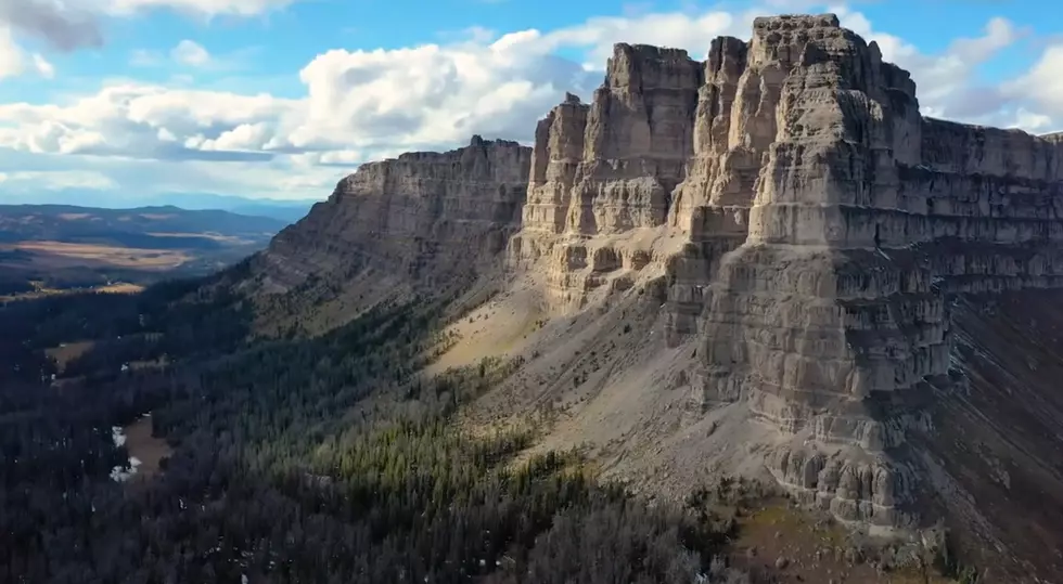Stunning Drone Video Shows Wyoming’s Wind River and Breccia Cliff