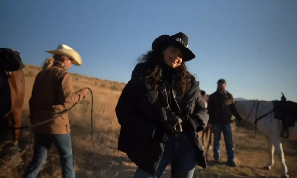 Watch a Sports Illustrated Swimsuit Model Wyoming Cattle Wrangle