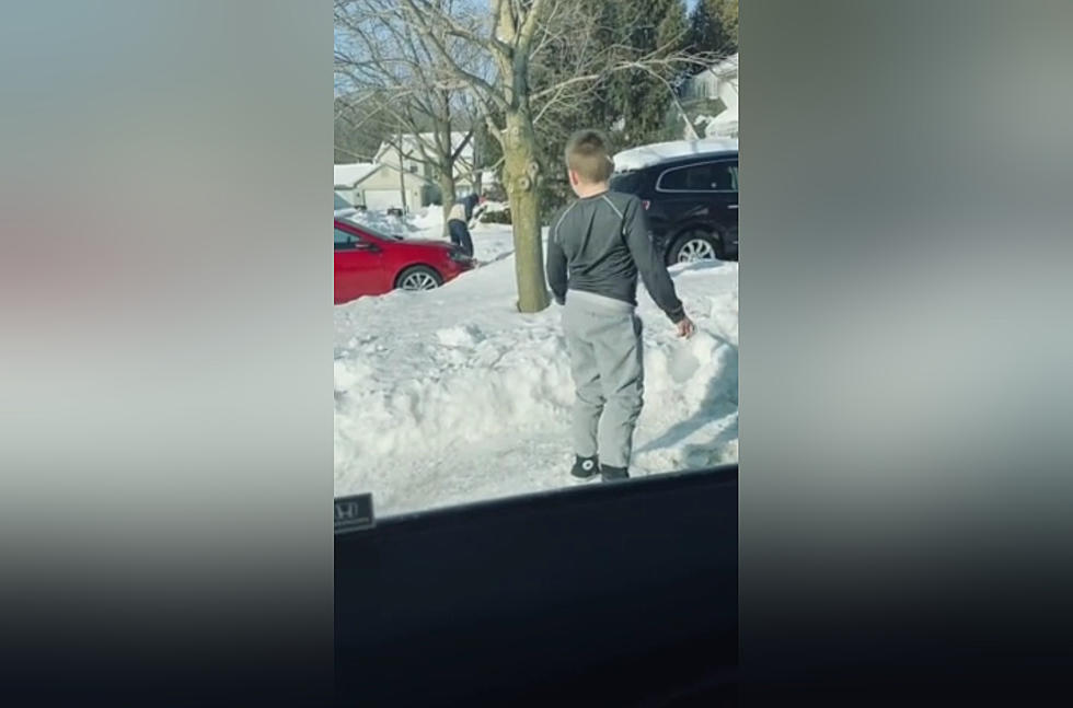 Young Boy Sees 90-Year-Old Neighbor, Shovels Driveway For Him