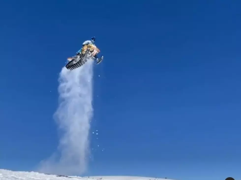Watch a Snowmobile Get Massive Air at Togwotee Mountain Lodge