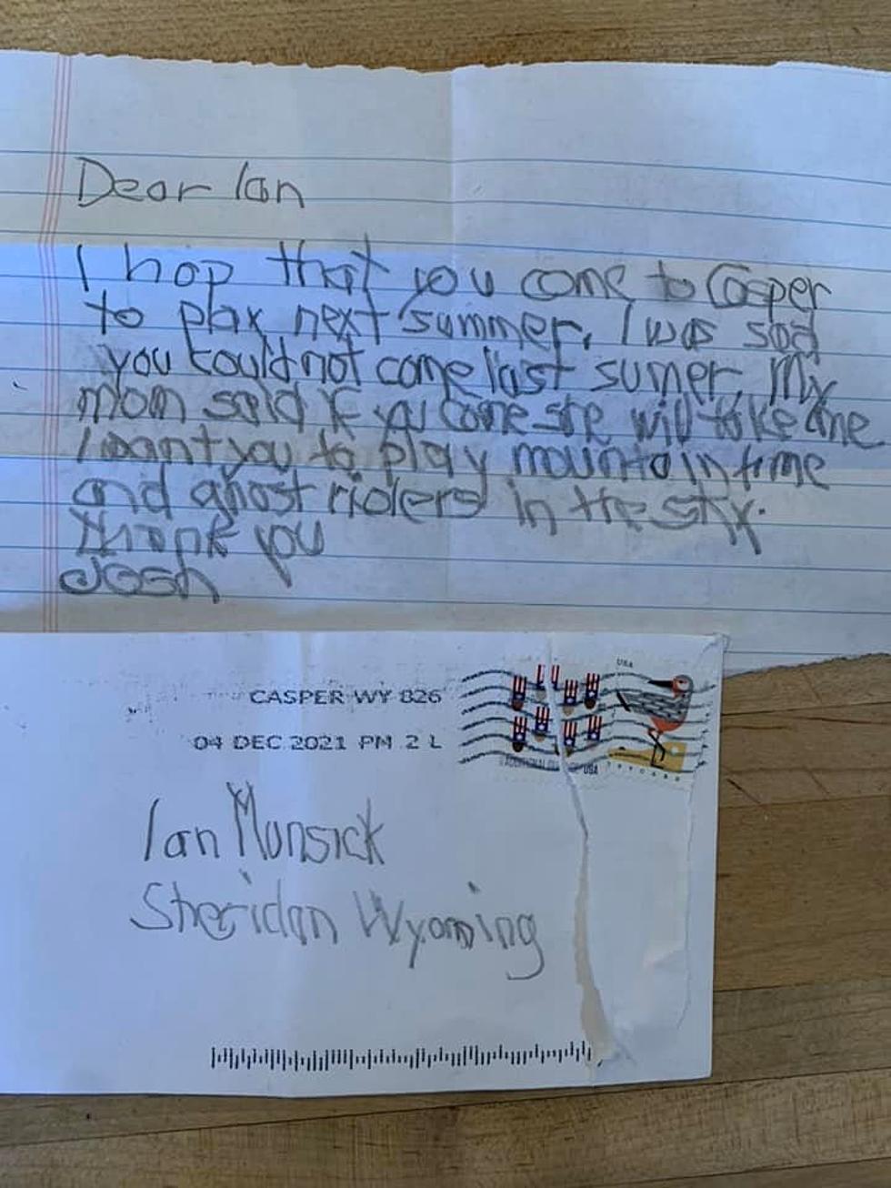 Fan Letter From Wyoming Boy Magically Gets To Ian Munsick With No Address