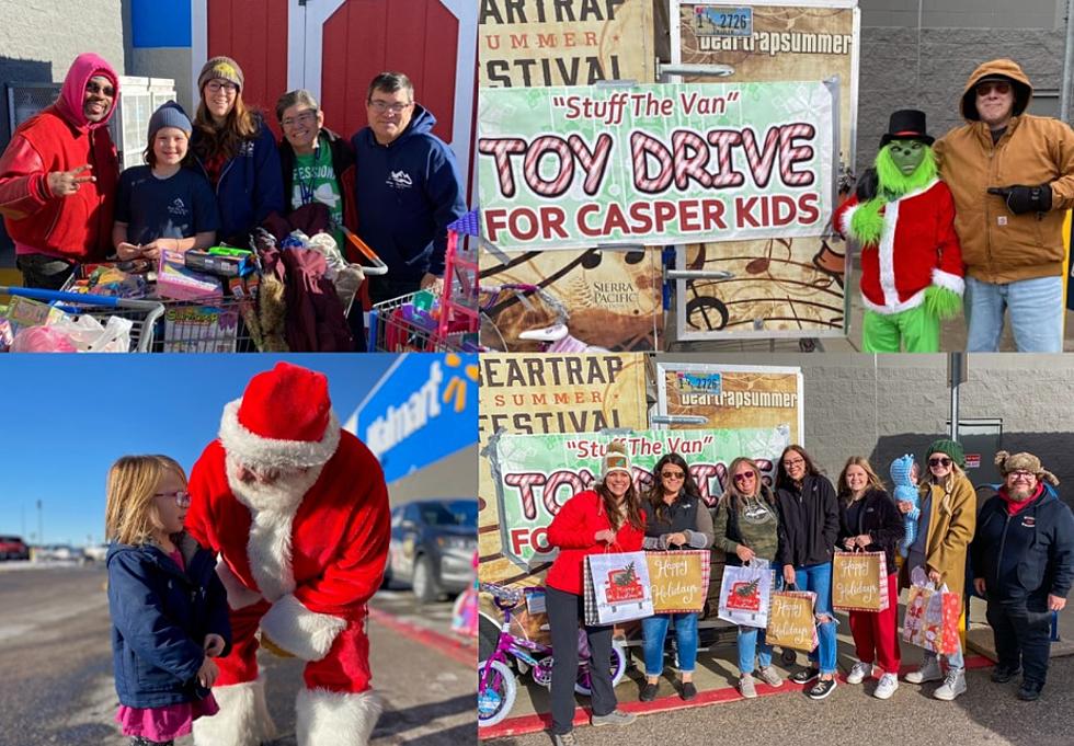 Thanks For Showing Up For Casper Families And Stuff the Van Toy Drive