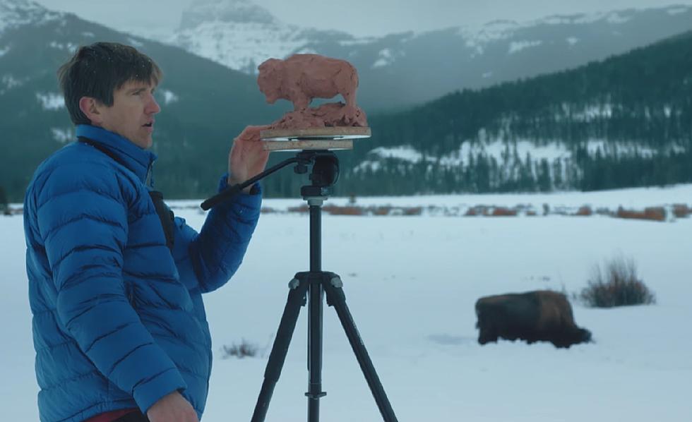 WY Artist Hikes Into Yellowstone To Make Wildlife Sculptures