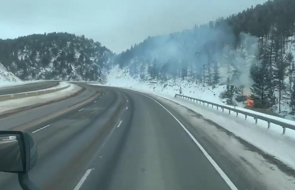 Trucker Shows What It’s Like To Drive Laramie’s Summit In The Winter