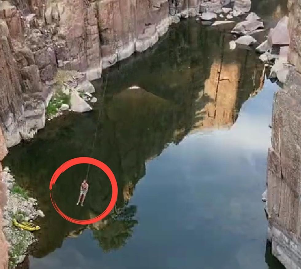 WATCH: Would You Ever Swing On A Rope Over Wyoming’s Fremont Canyon?