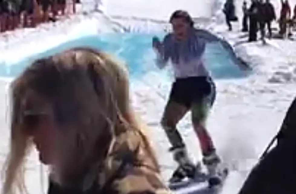 Girl Texting Gets Slammed By Skier At Snow King In Jackson Hole [VIDEO]