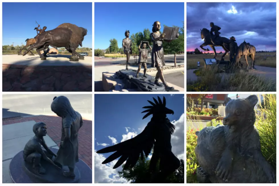 Statues Around Casper Wyoming