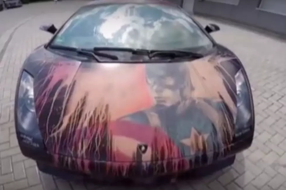 This Car’s Paint Changes Color to Reveal Superhero [VIDEO]