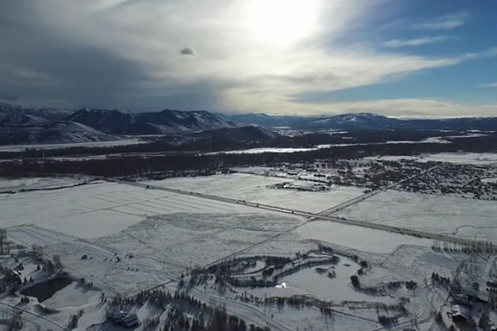 Flying Around Jackson and the Snake River [VIDEO]