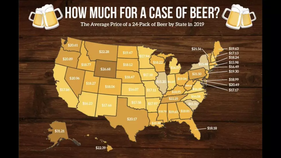 How Expensive Is A 24 Pack Of Booze On Average In Wyoming?