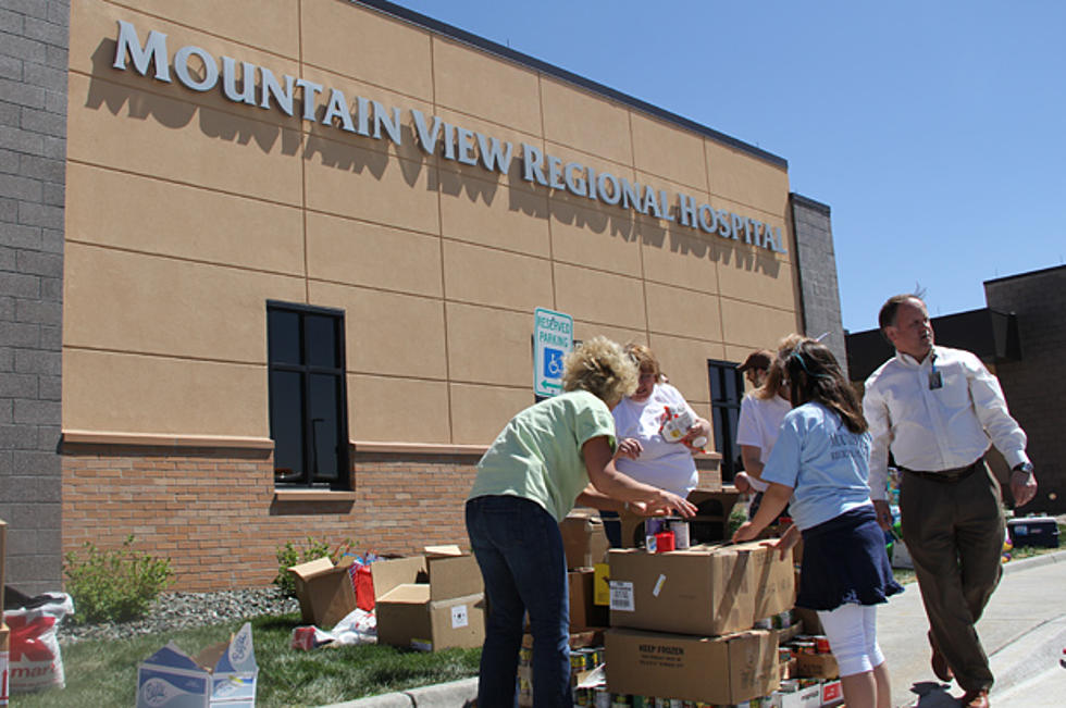 Mountain View Regional Hospital Collects Donations For Tornado Victims